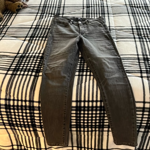 Gap denim 27 regular favorite jeggings in gray - Picture 2 of 4